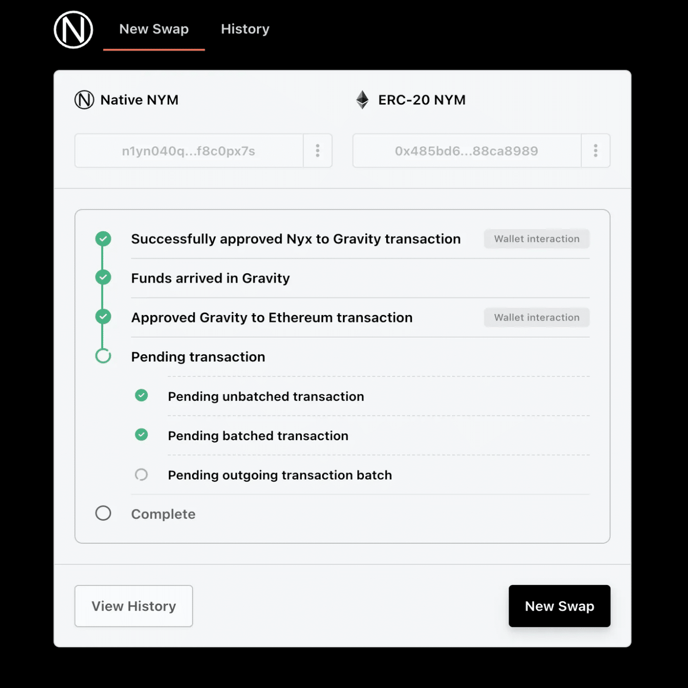 NYM for NYM: SwapperアプリでネイティブトークンとERC20トークンのブリッジが可能に｜Koko