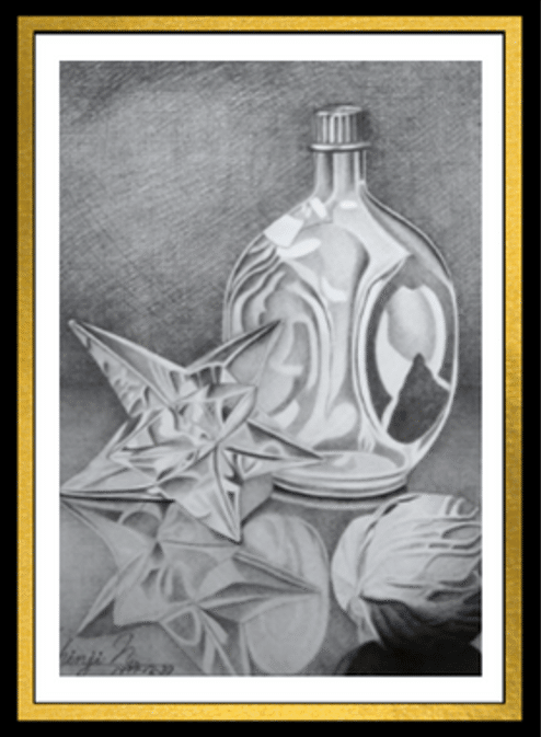 空きビンをモチーフにしたデッサンや鉛筆画の描き方とテクニック