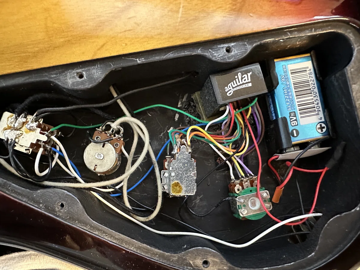 プリアンプを Aguilar OBP-3 にした話し｜nobuoo