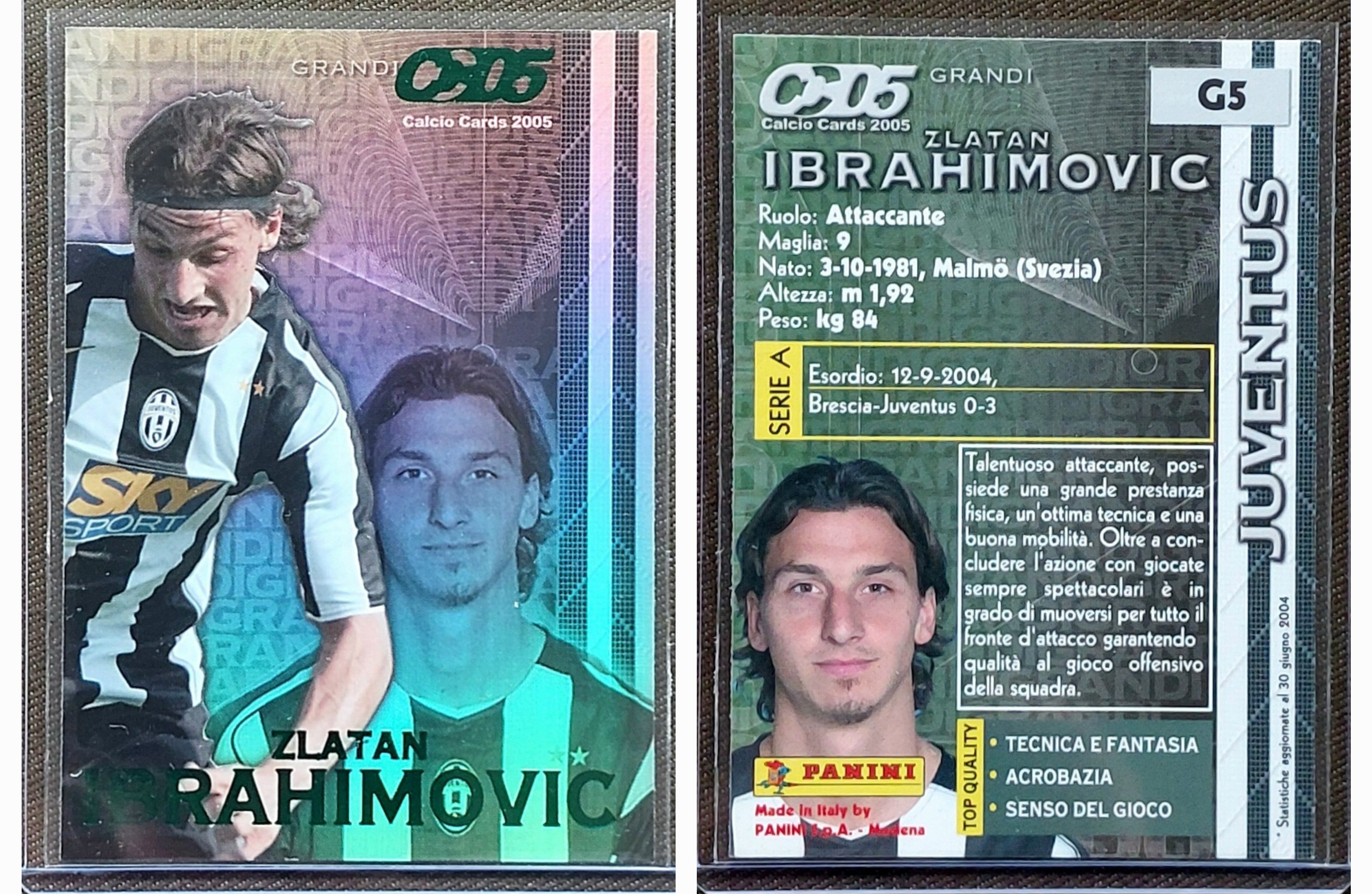 海外サッカー名作インサート Panini Calcio Cards Grandi｜AYA