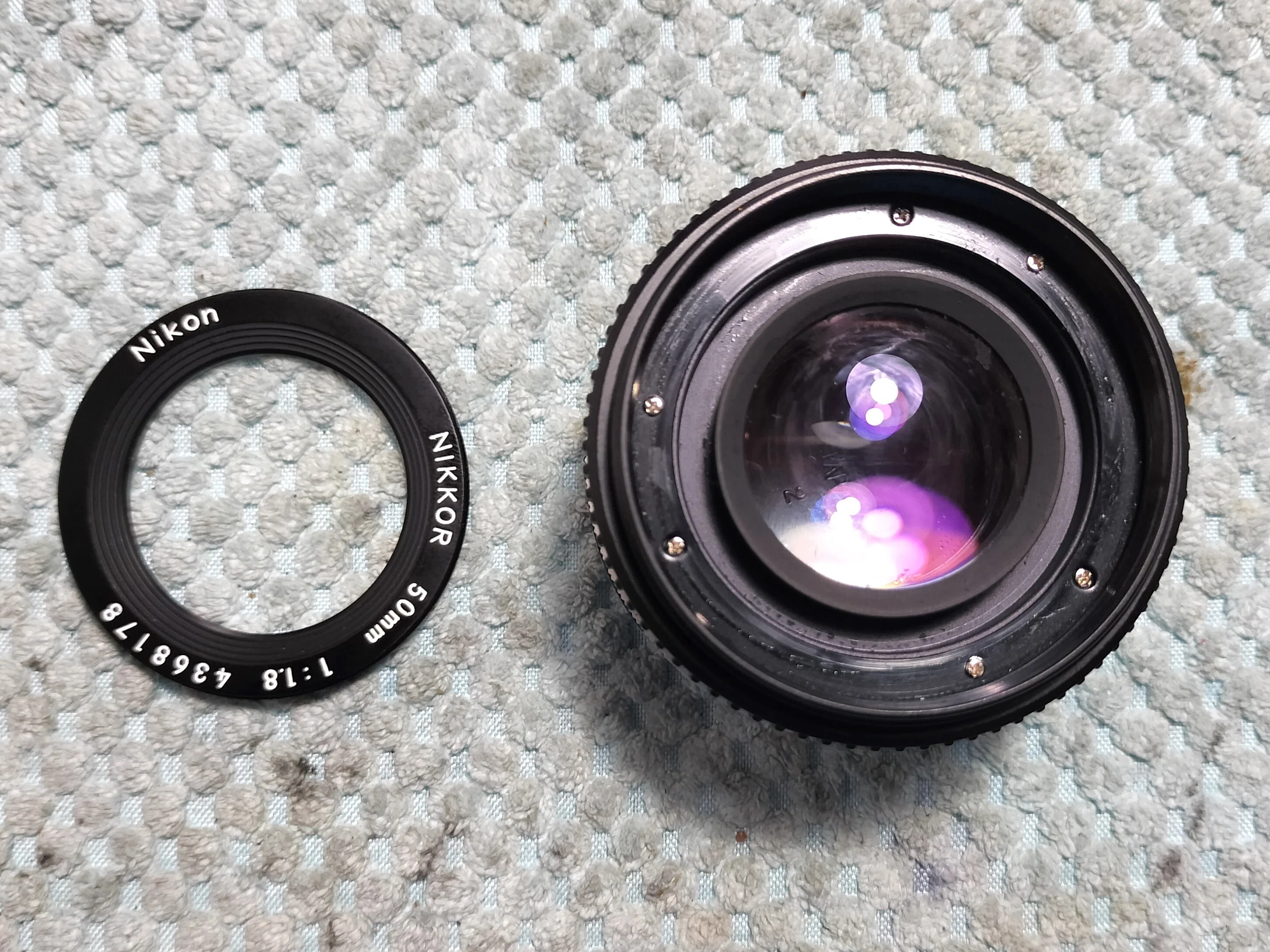 Nikon Ai-s 50mm F/1.8の分解｜フィルムカメラ修理のアクアカメラ