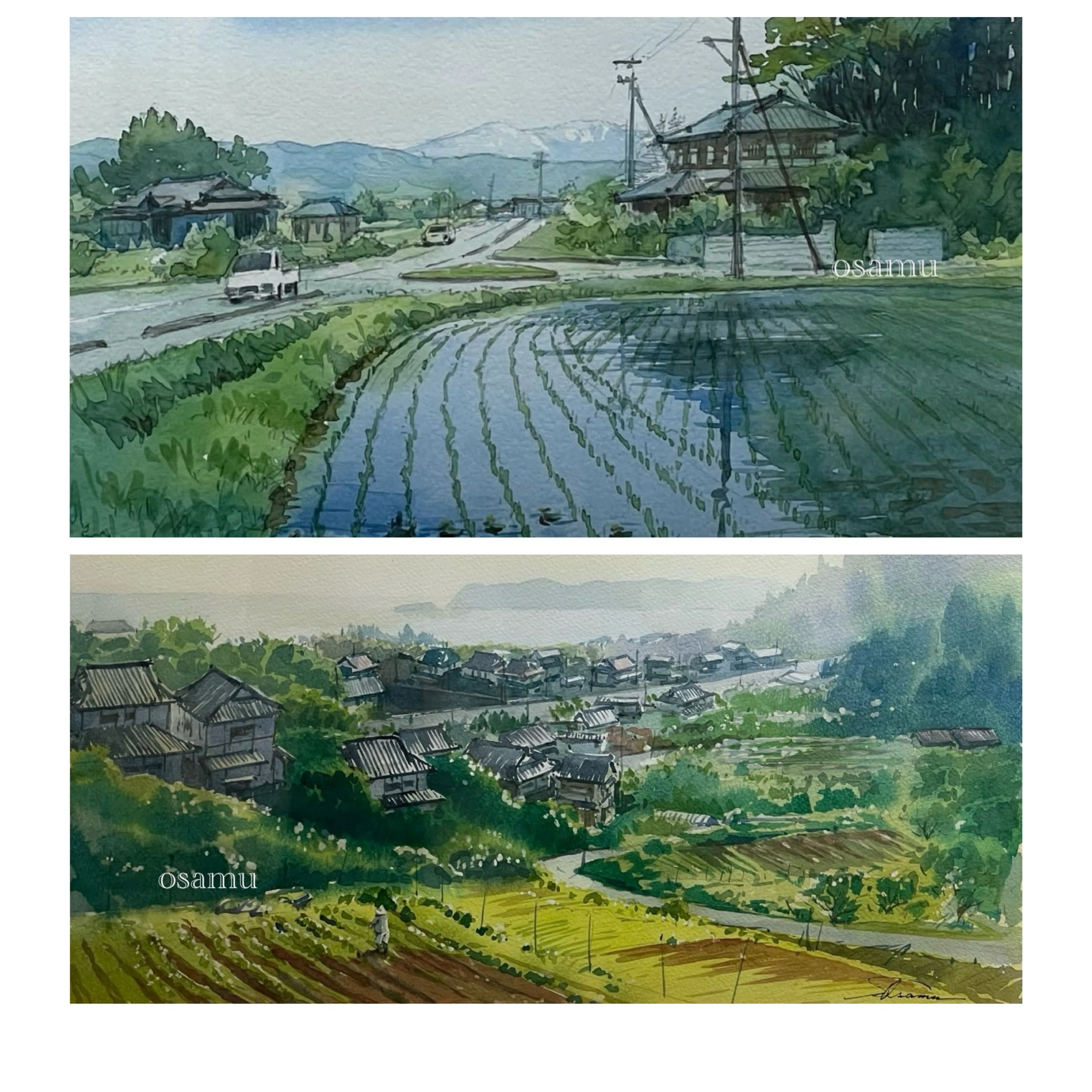 みちのく”のどかな透明水彩画｜Gallery美庵（びあん）