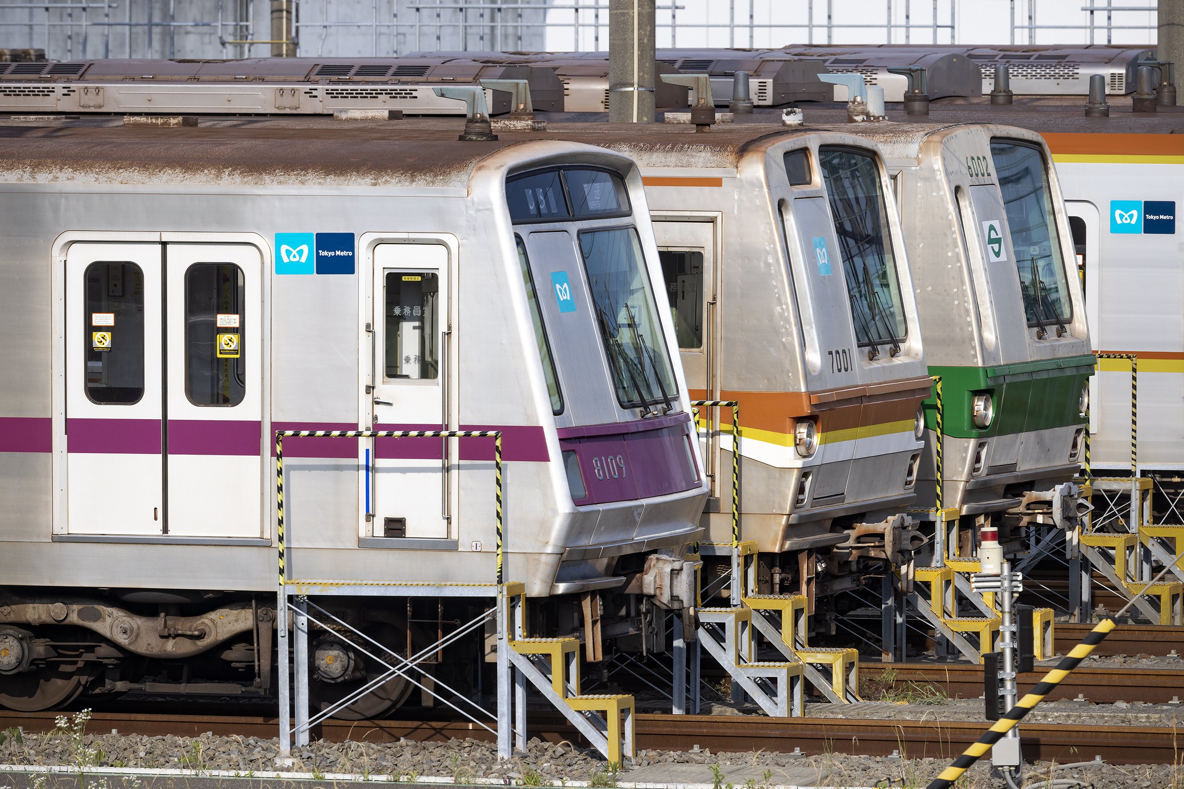 東京メトロ 営団 半蔵門線 8000 千代田線 6000 東西線 05 方向幕 3点セット 8000系 - メトロアーカイブアルバム