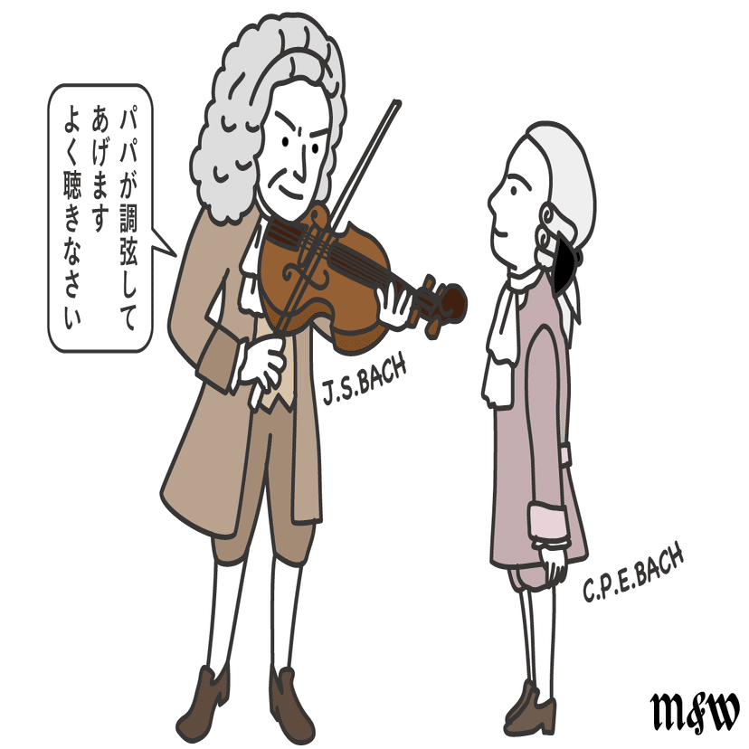 バッハ エピソード35 お父さんの耳はすごい｜music and words