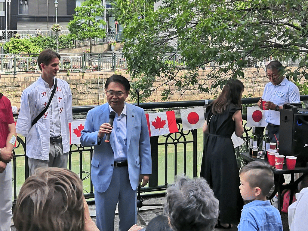 カナダデー2024:愛知県・名古屋の納屋橋での素晴らしい友好と国際交流の祝典 6 カナダデー2024:愛知県・名古屋の納屋橋での素晴らしい友好と国際交流の祝典 2024年7月2日