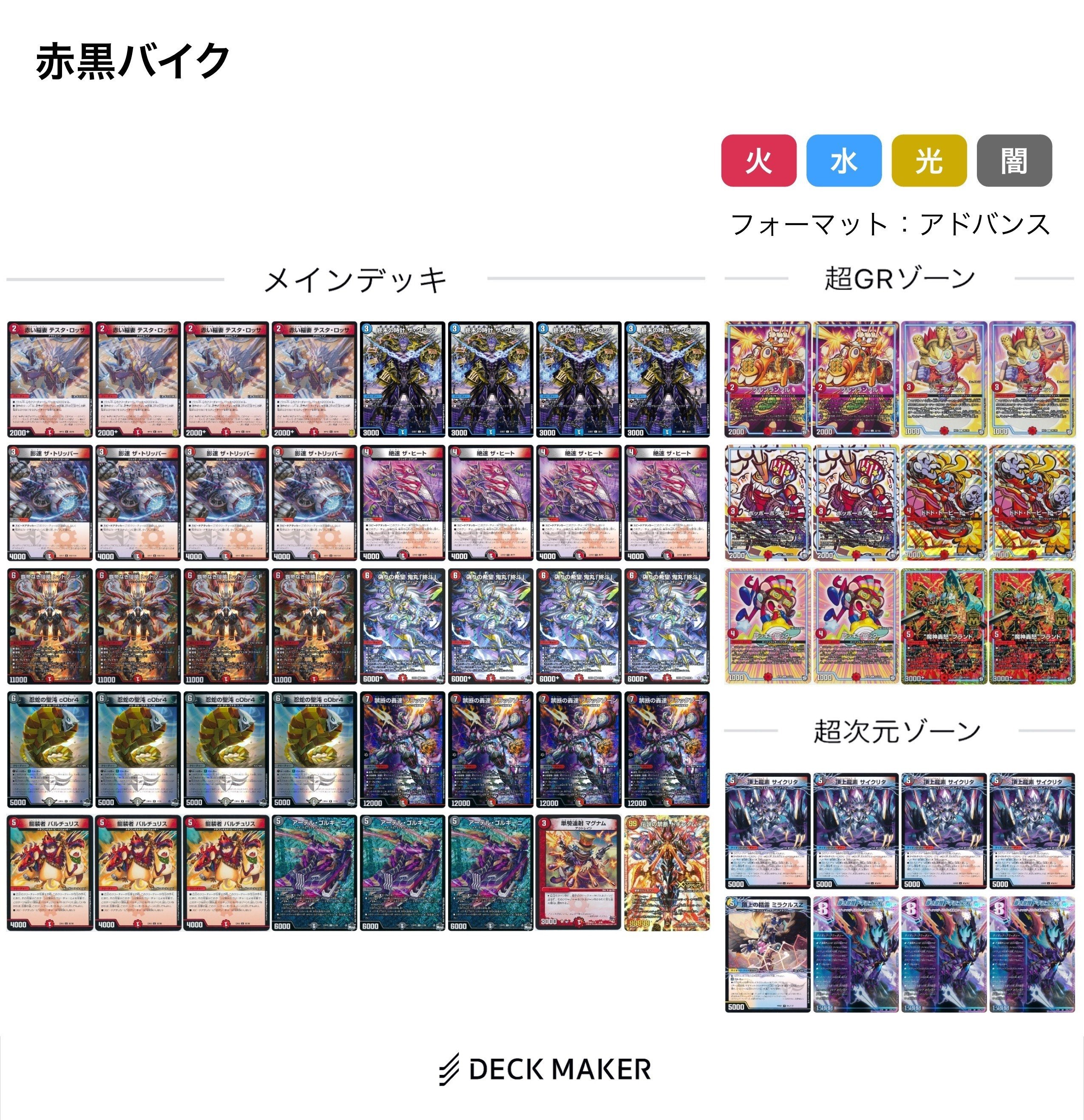 アドバンス】個人的デッキランク【2024年6月版】|みかづき アドバンス】個人的デッキランク【2024年6月版】|みかづき