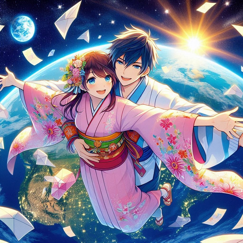 AIイラスト 7月と言えば七夕 その②｜笑わせるセールスマン