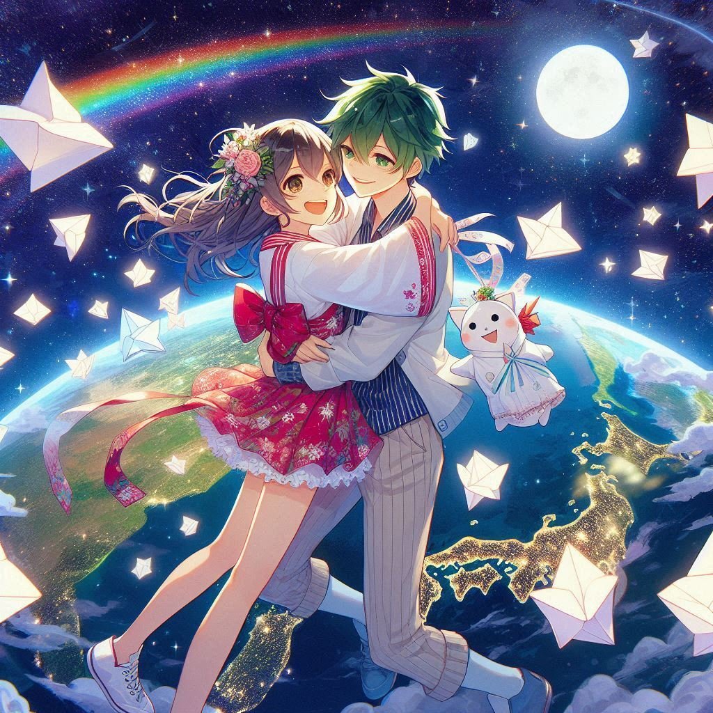 AIイラスト 7月と言えば七夕 その②｜笑わせるセールスマン