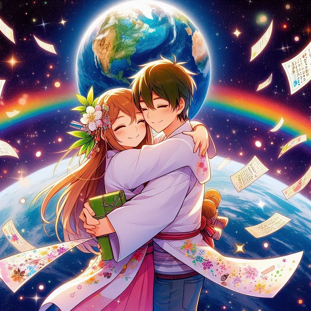 AIイラスト 7月と言えば七夕 その②｜笑わせるセールスマン