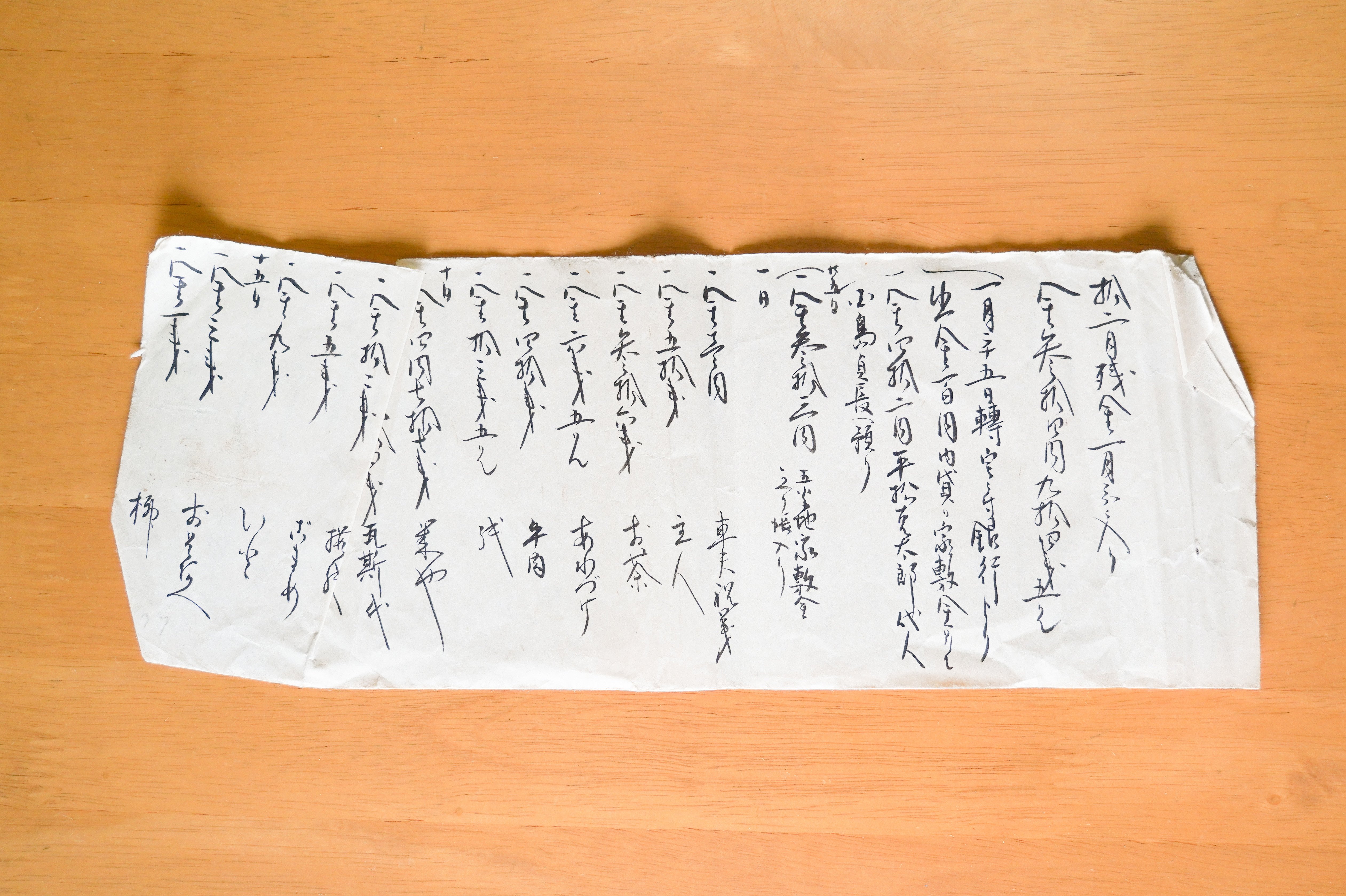 大正時代・1914年の家計簿｜Kameko