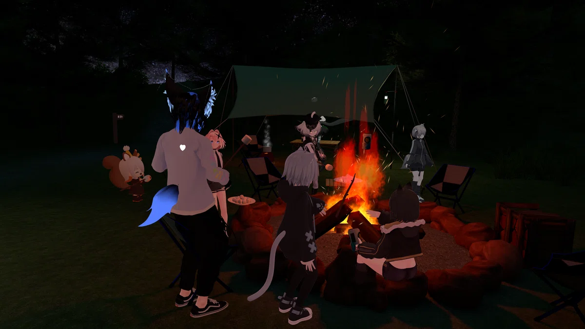 VRChatで楽しめるキャンプ：おすすめの一日体験コース！｜お茶@VirtualCampers