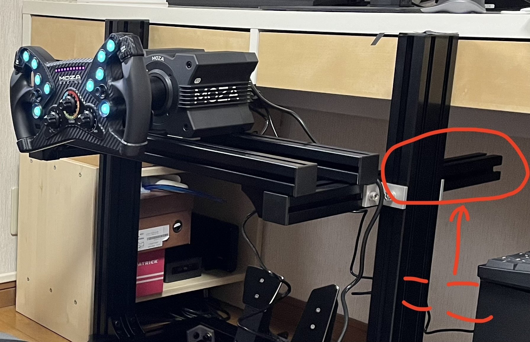 レーシングコックピットの改善 その1｜シムレースおじさん