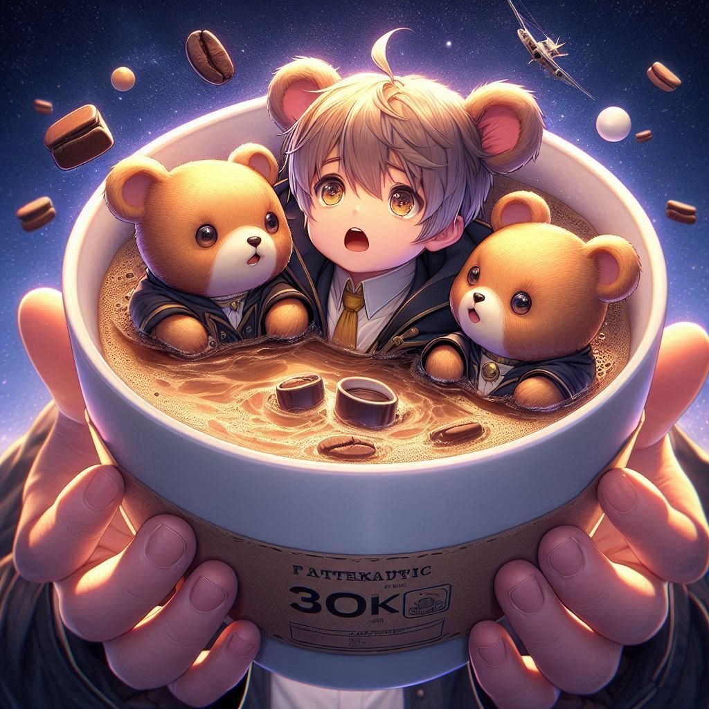 AIイラスト 小熊の憂鬱｜笑わせるセールスマン