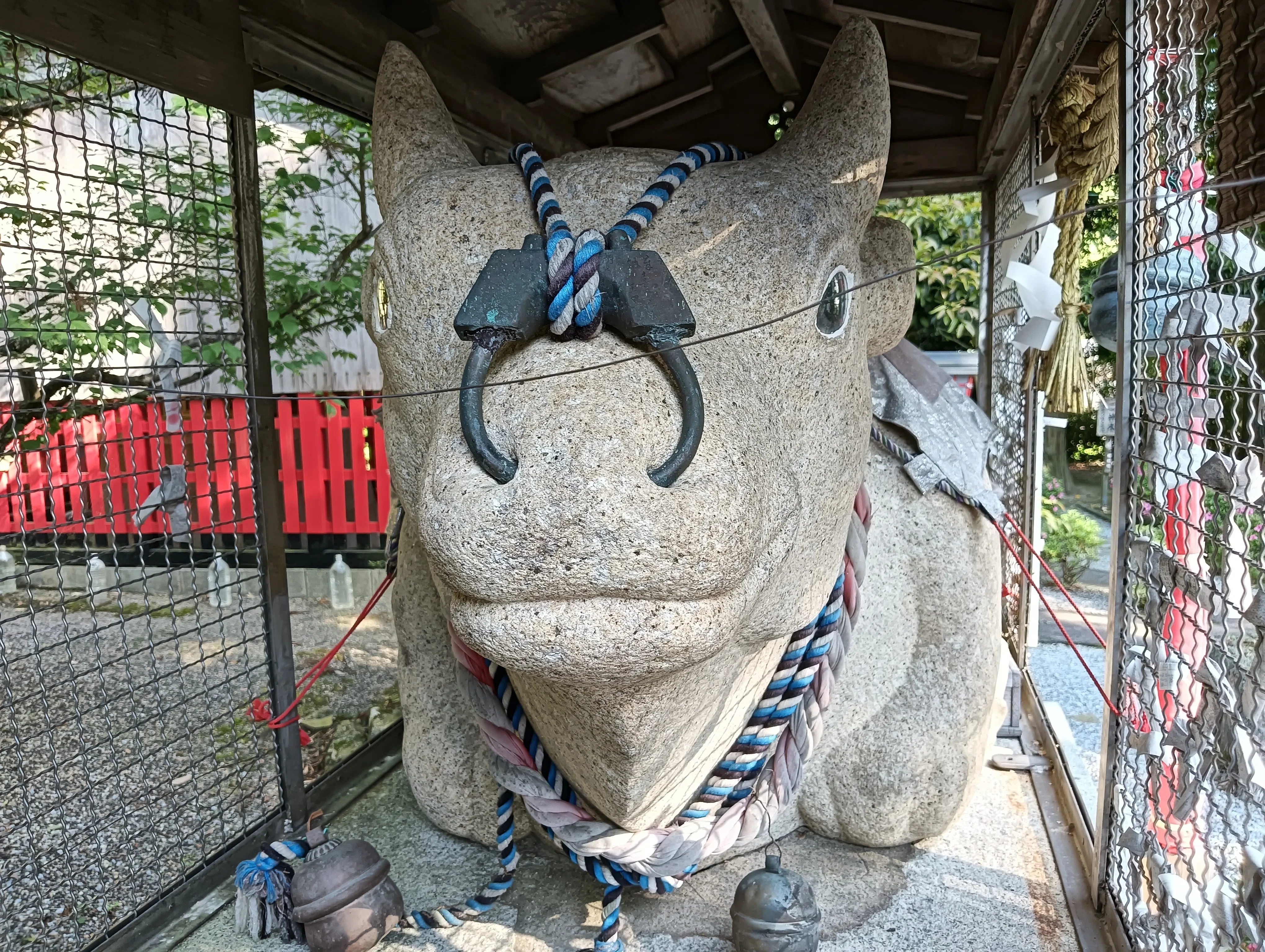 滋賀の神社巡り～津田天満宮の大きな撫で牛｜ゆり