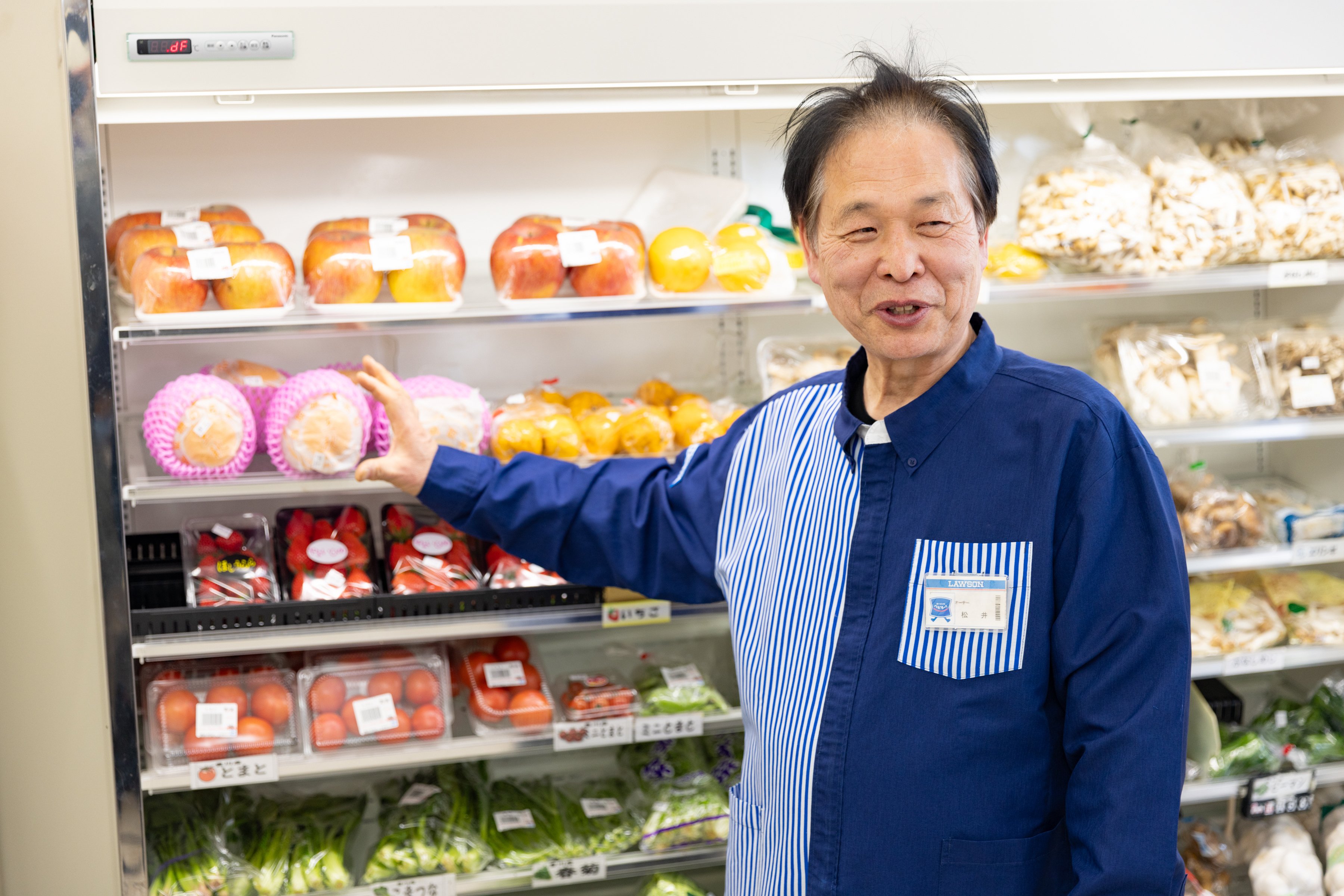 自分で仕入れた商品を、自分で売るのが楽しい。まるで八百屋なローソン