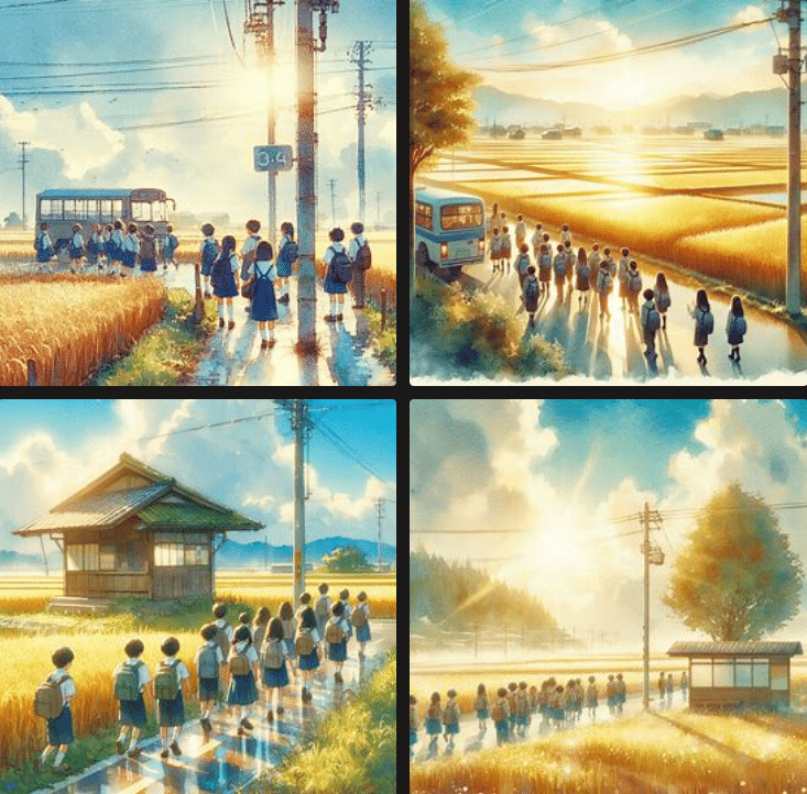 田舎の風景 デジタルアート 田舎の風景 デジタルアート 田舎の風景」 by しばしょー｜Artmeter｜暮らし