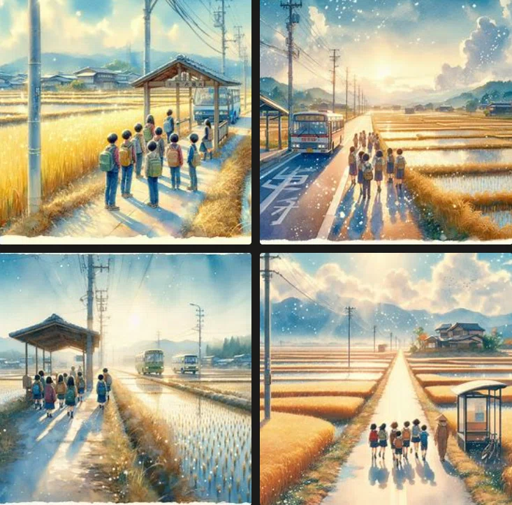 73[生成AI]旅先で見たあの田園風景の記憶をたどる[Copilot]｜久藤