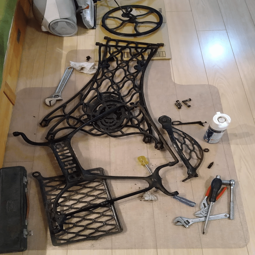 足踏みミシン台を作る｜石本巧