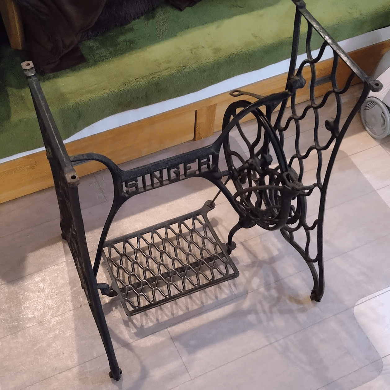 アンティーク　ミシン台　脚 工業用ミシンの脚