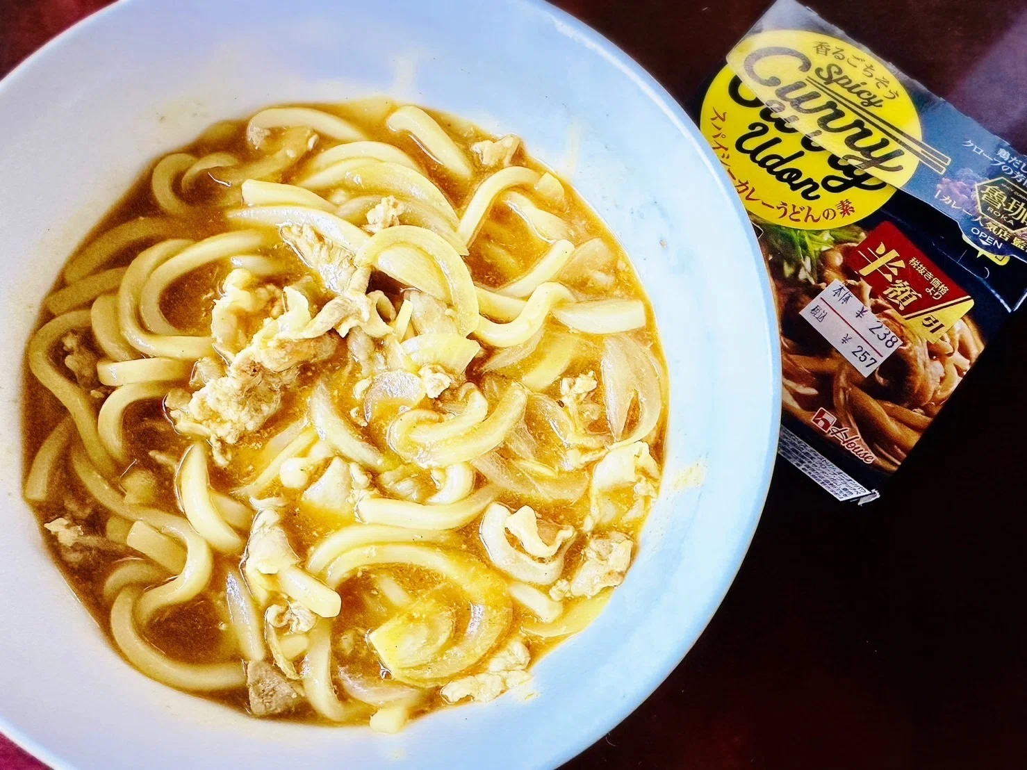 スパイシーカレーうどん、作りました。｜ピノ＠2025年は大変革の年
