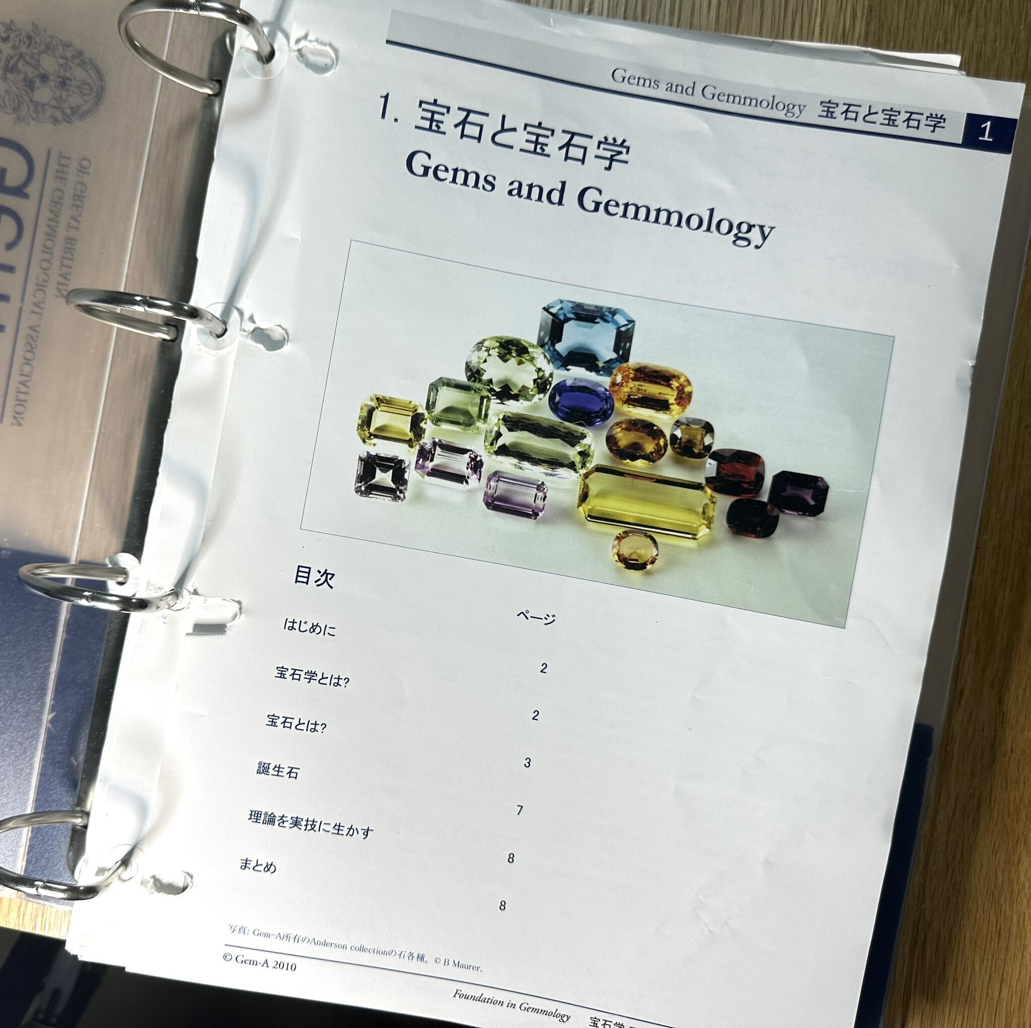 GIA 教科書 宝石関連バインダーセット 宝石鑑定士 GIA 教科書 宝石関連バインダーセット 宝石鑑定士