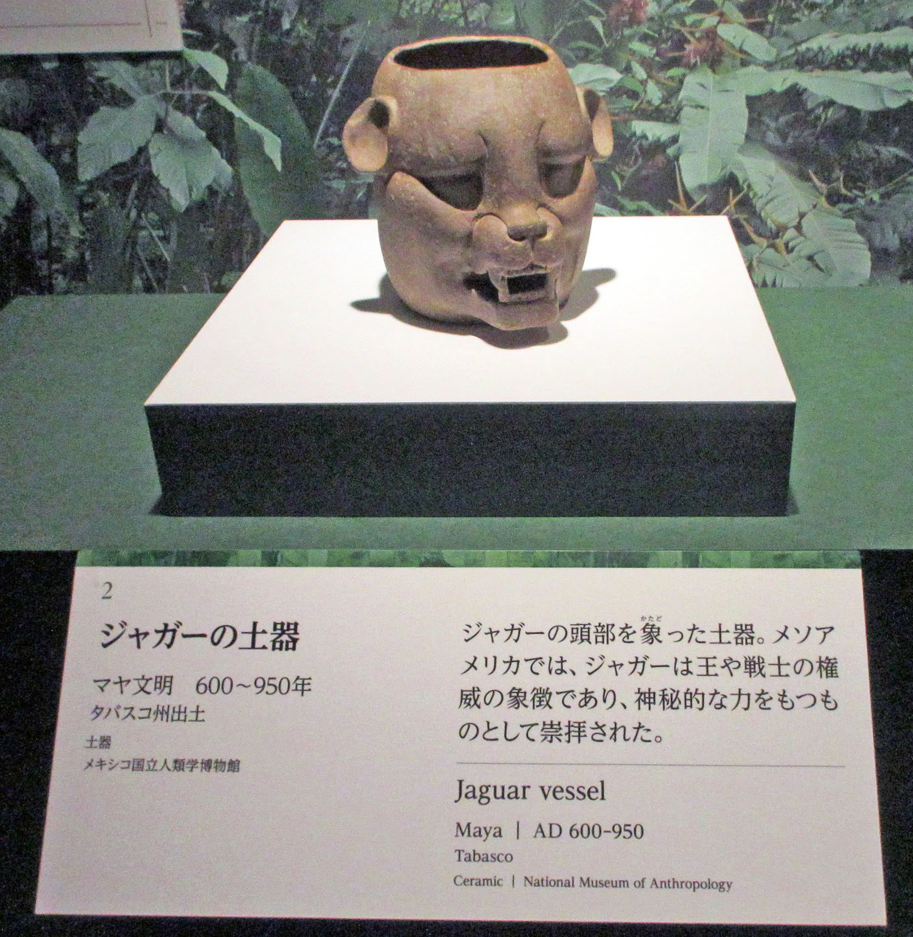 1．古代メキシコへのいざない：特別展「古代メキシコ―マヤ、アステカ