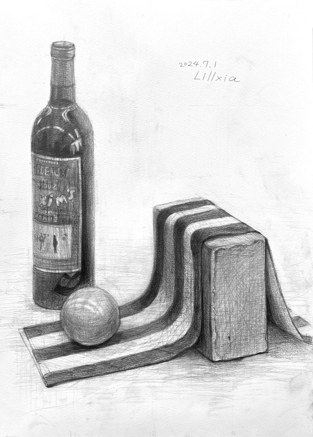 現代アート StripeBady デッサン画　モノクロデッサン インテリア 現代アート StripeBady デッサン画 モノクロデッサン インテリア