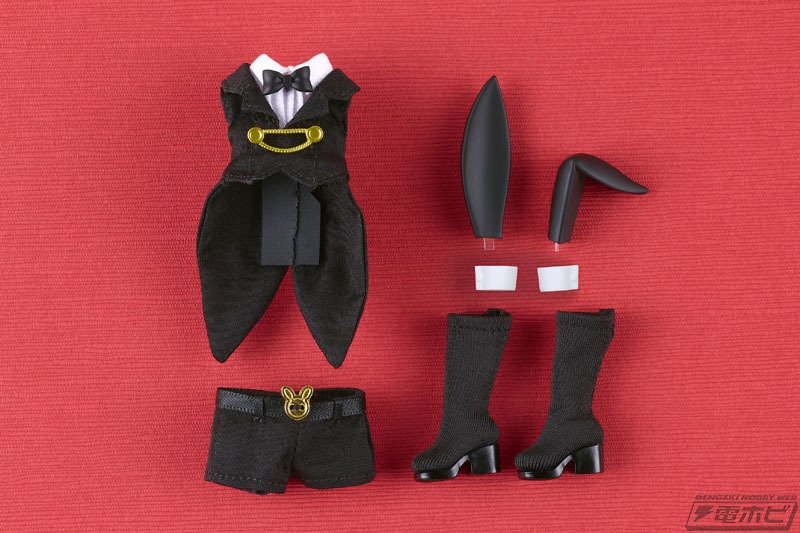 ねんどろいどどーる用のバニースーツ姿のおようふくセットが登場 ねんどろいどどーる用のバニースーツ姿のおようふくセットが登場