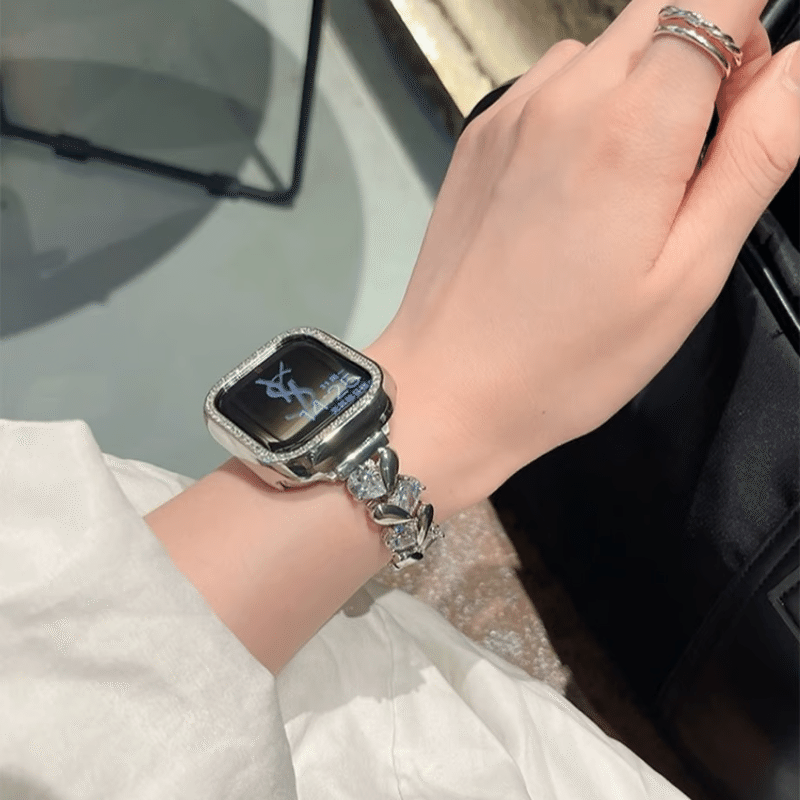 Apple Watch ブルーグレー ヴァイトンラバーバンド ケース ウルトラ  