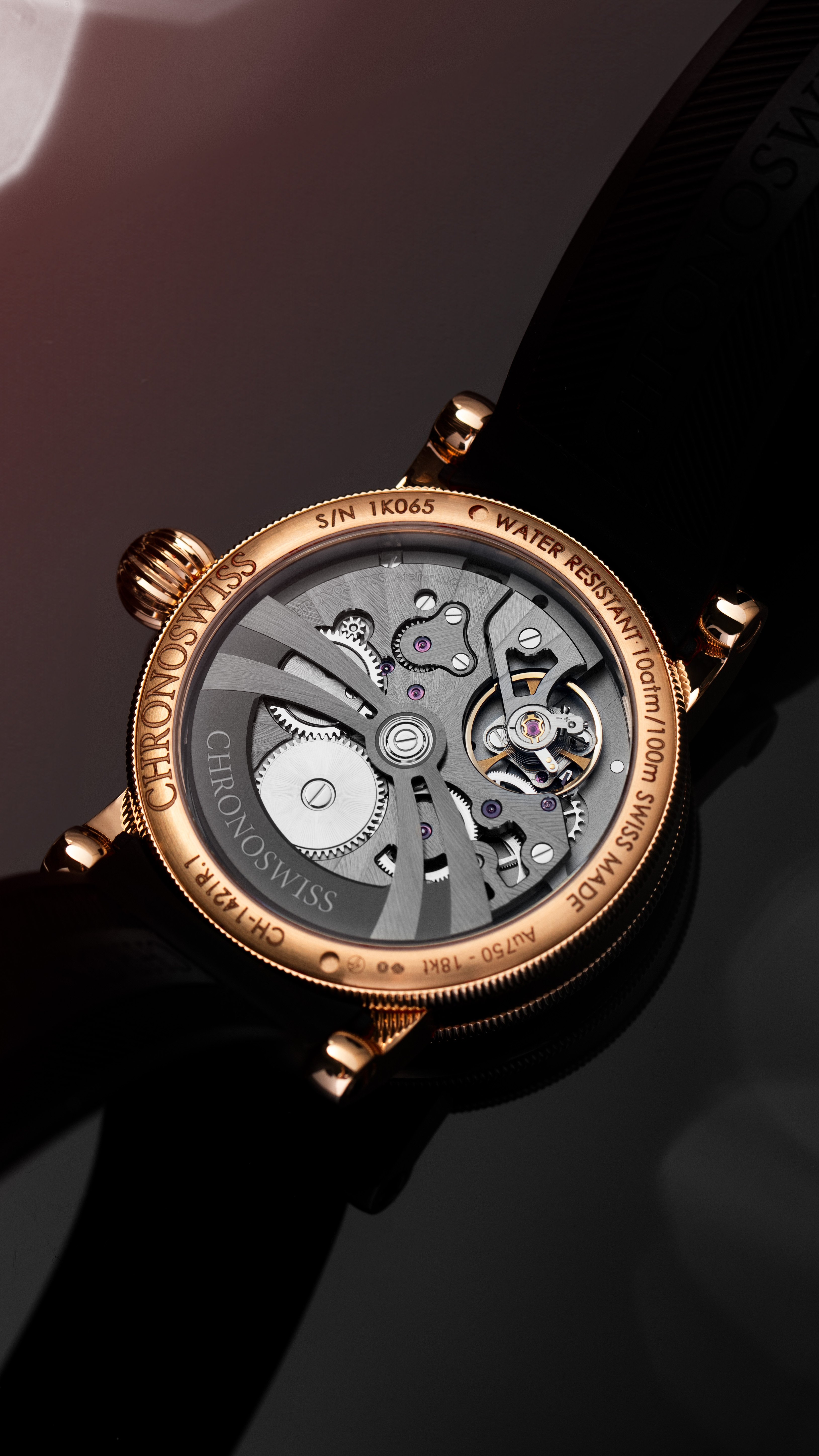 デルフィス ドラキュラ CH-1421.1E-BKRE｜CHRONOSWISS クロノスイス