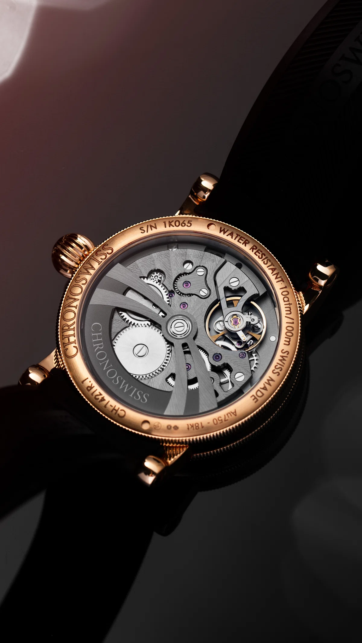 デルフィス ドラキュラ CH-1421.1E-BKRE｜CHRONOSWISS クロノスイス 