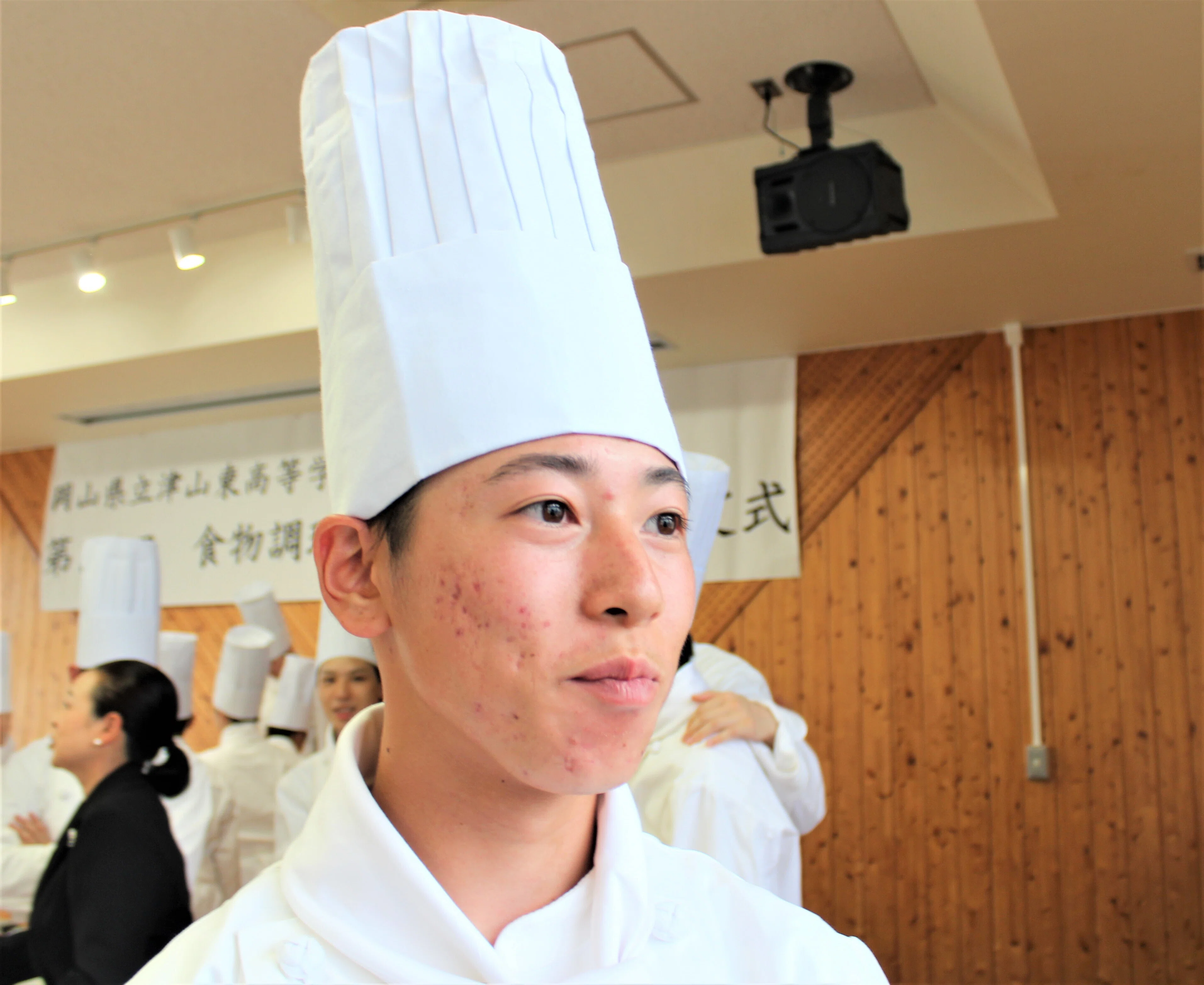 津山東高校】夢は調理師！「調理師仮認定式」｜岡山県教育委員会公式note