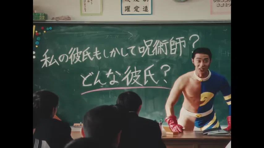 呪術廻戦27巻のCM「3年J組 超人先生」を勝手に英訳してみた｜セカンド