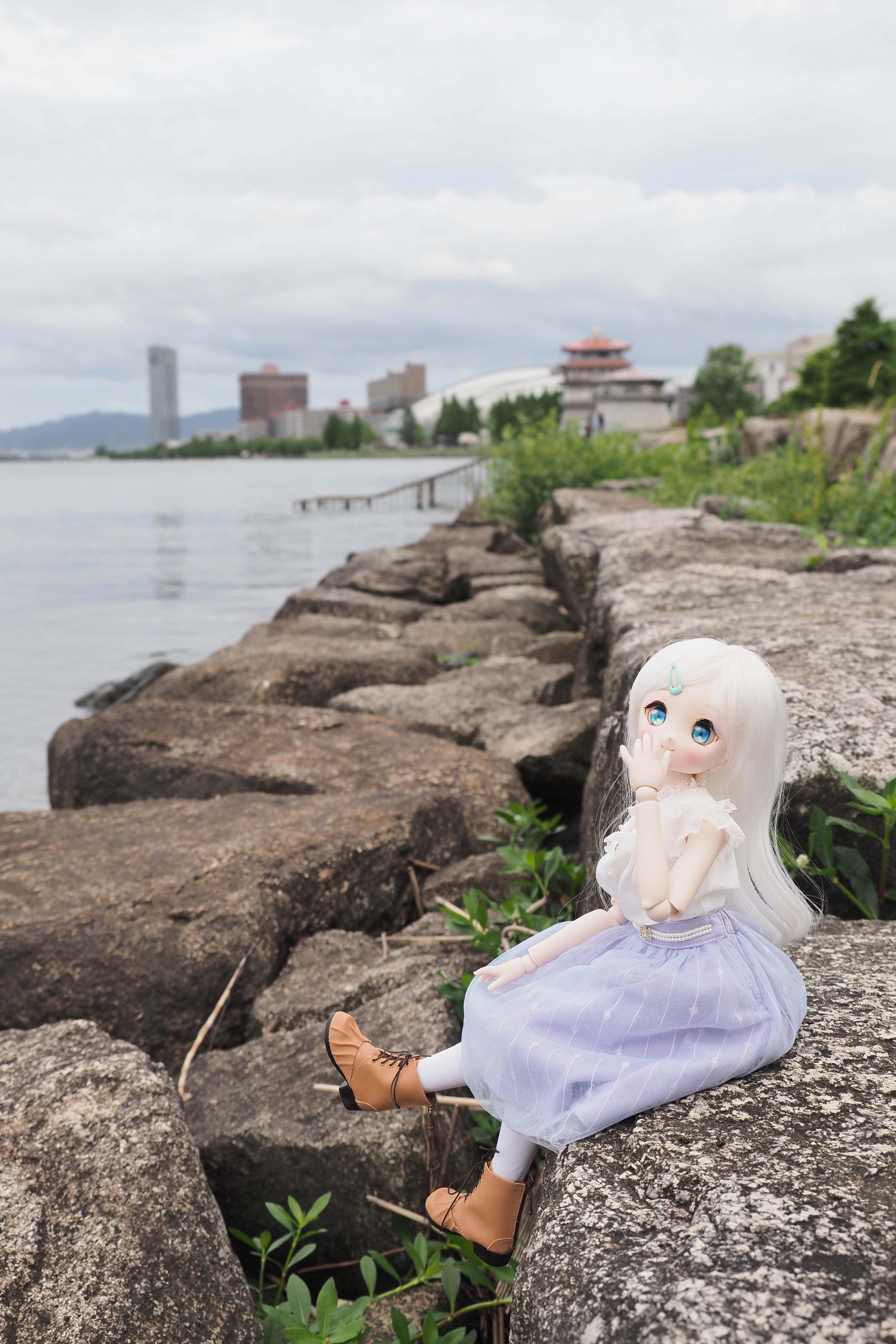 豊郷、八幡、大津でドール撮影｜鷺