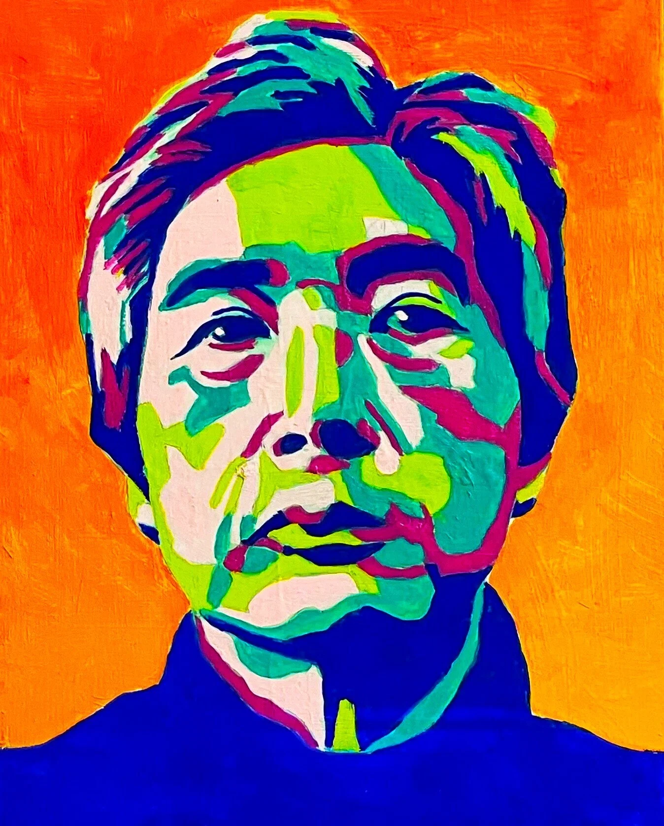 ドローイング：「SELF PORTRAIT -7」｜オサムエバタ
