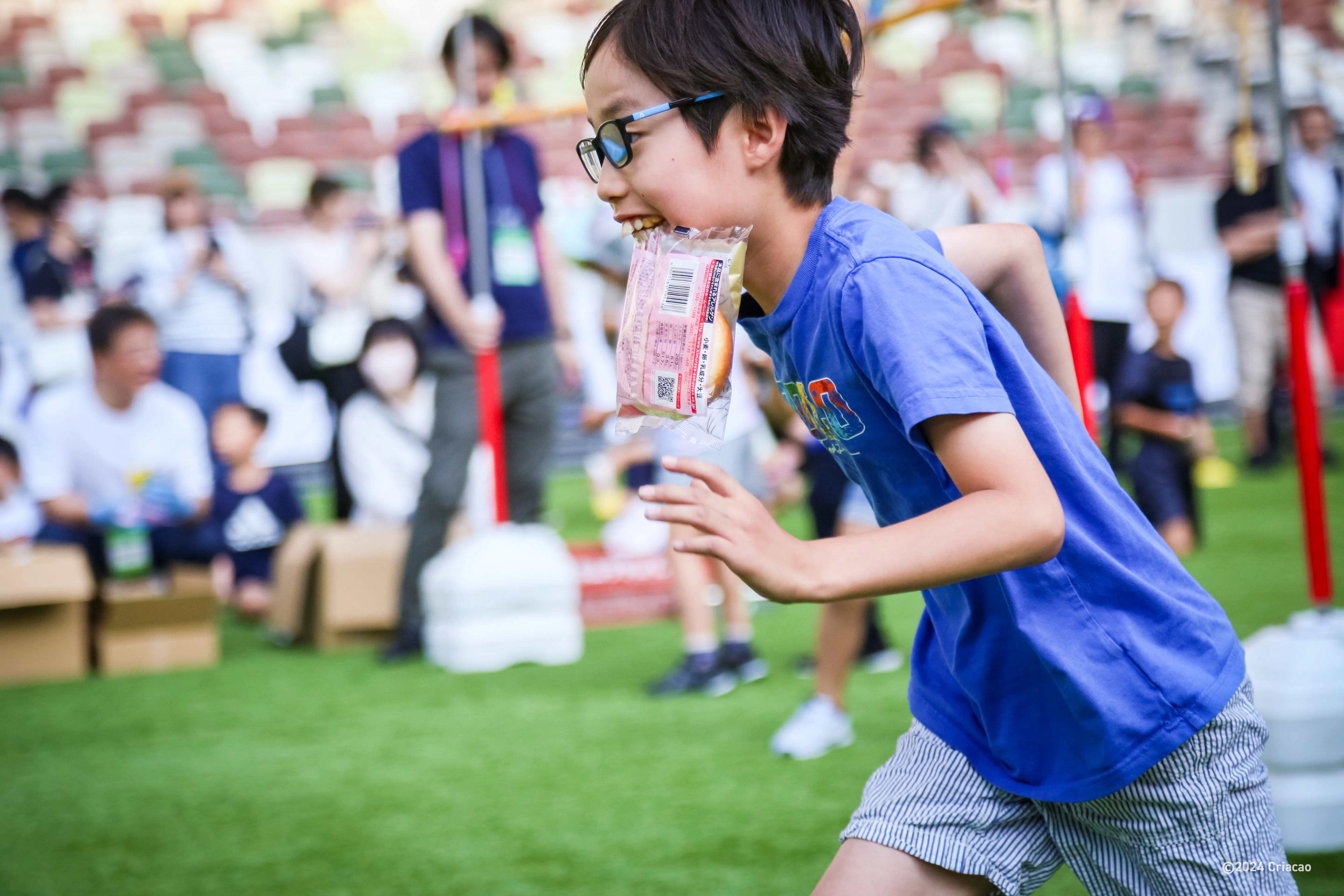 開催報告】新宿の日（6月7日）パン食い競走＠国立競技場｜ぱん食い競走
