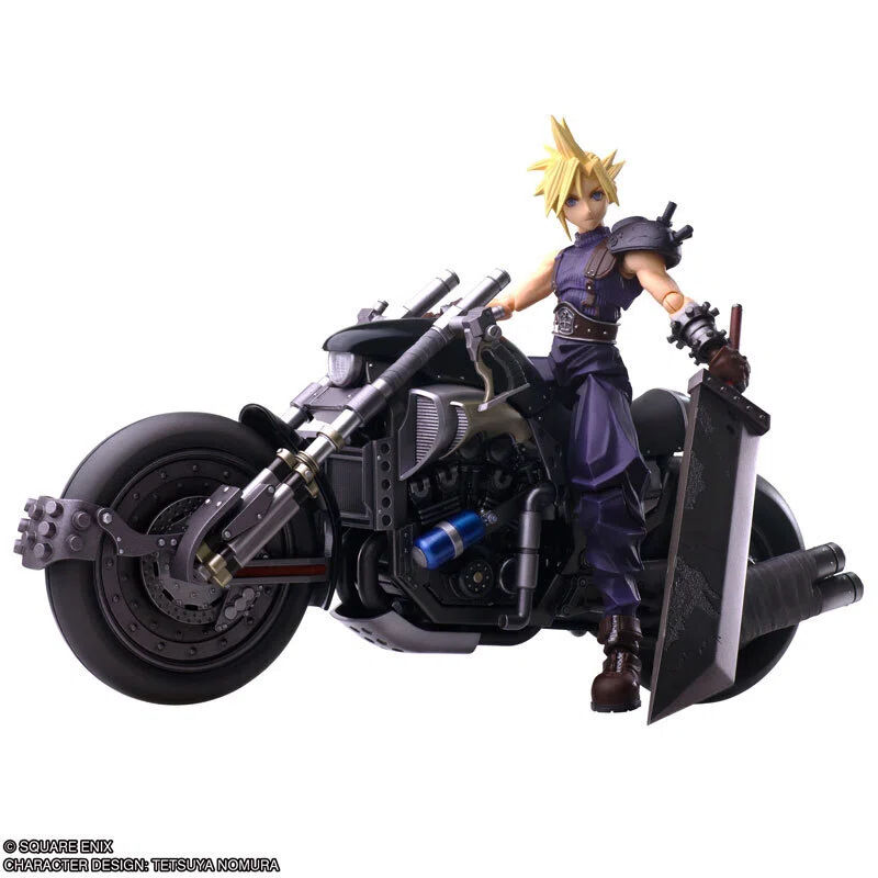 FF7』オリジナルに基づいた造形のクラウド＆バイク「ハーディ 