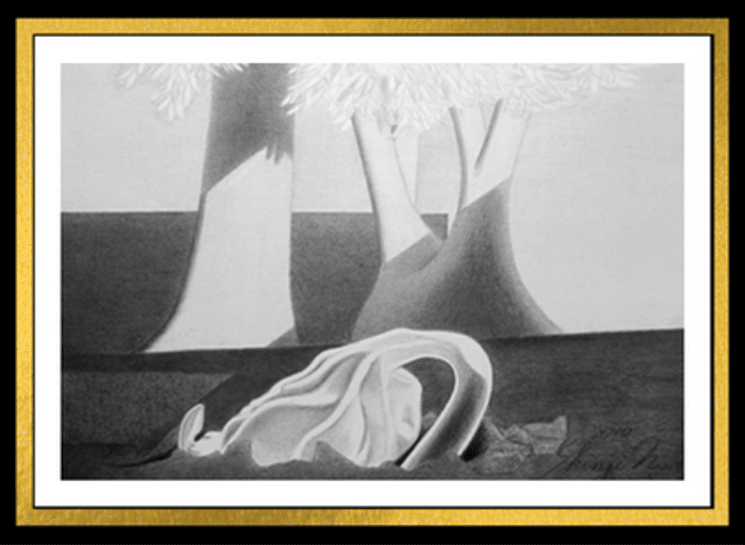 鉛筆手書き絵画盆栽の枝 鉛筆手書き絵画盆栽の枝 【公式通販】