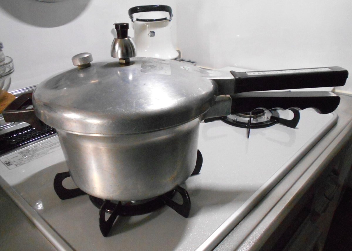 鋳物屋 （平和アルミ製作所) 煽 ヘイワ圧力鍋 made in Japan