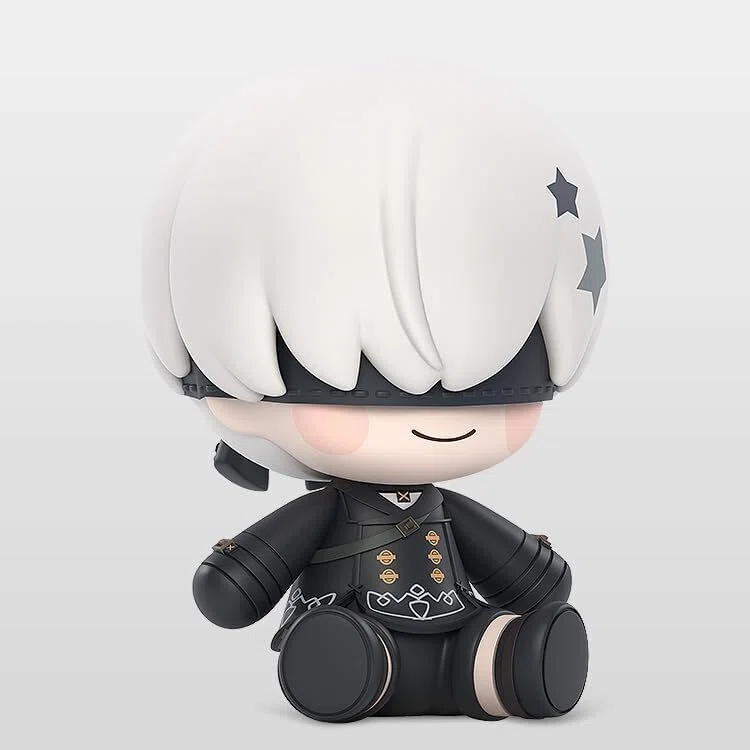 NieR:Automata　Huggy　2B　9S　デフォルメ フィギュア NieR Automata』2Bと9Sがおすわり姿がかわいいグッドスマイル