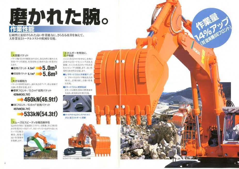 日立建機 EX1100-3 Super Landy｜建設機械化ライブラリー