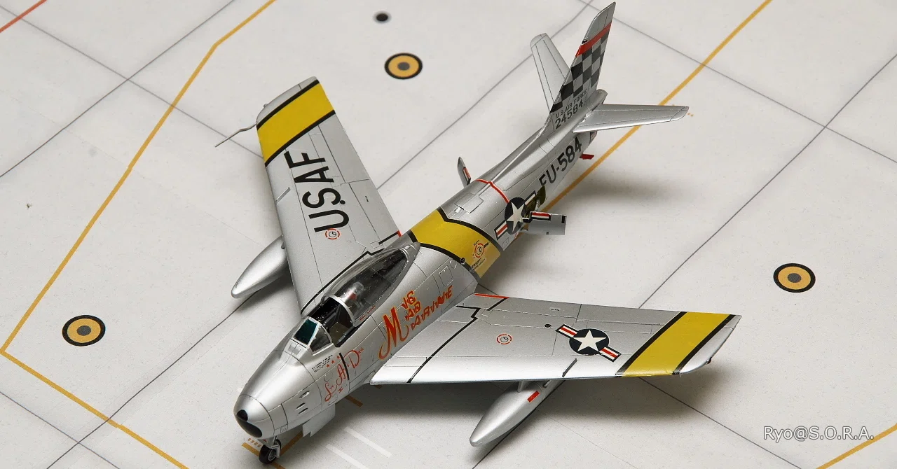 プラモデル製作記 フジミ 1/72 F-86F セーバー ミグキラー｜Ryo@S.O.R.A.
