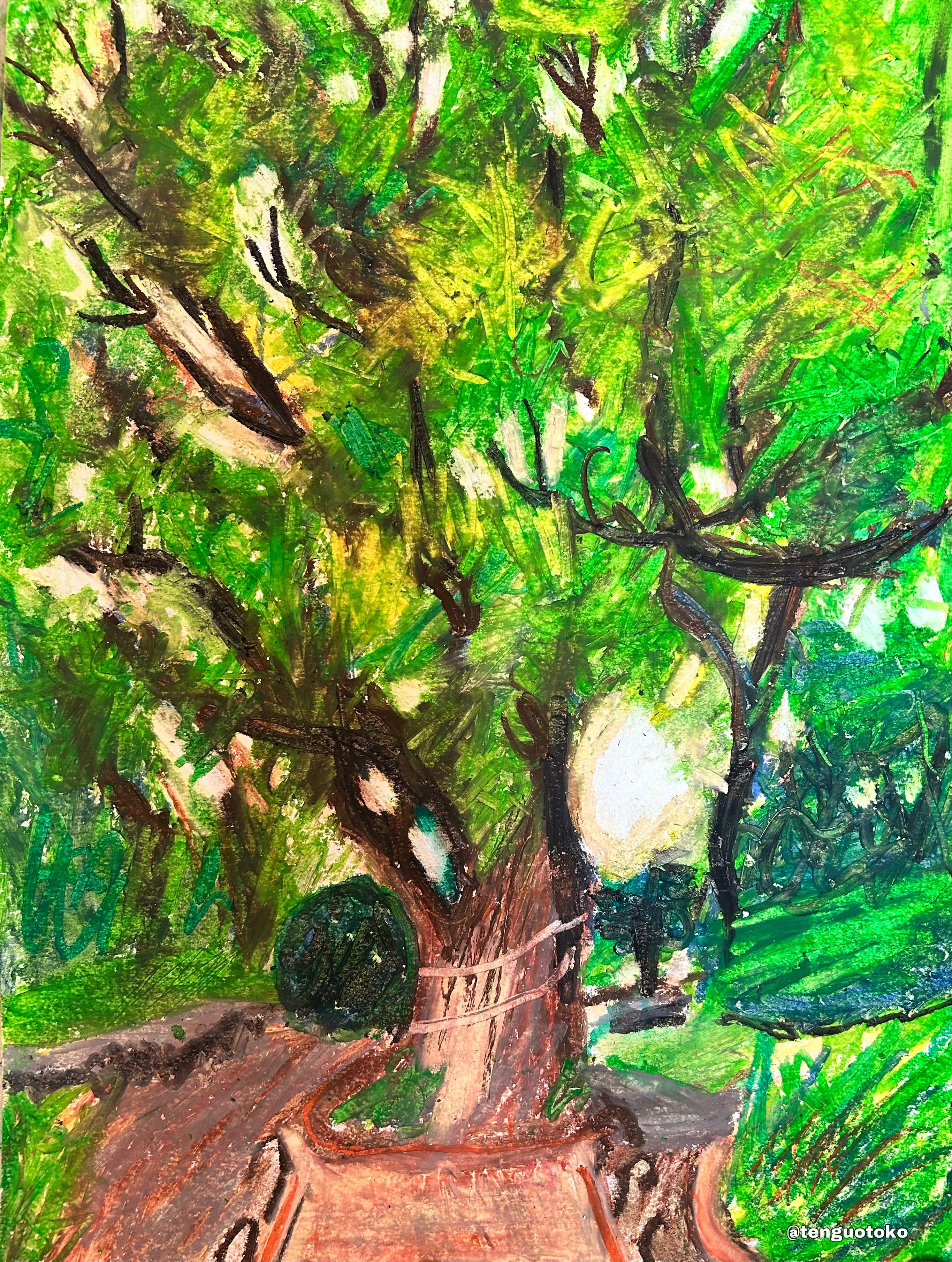 私の描いたパステル画まとめ3 - 風景画｜空想だいあぱ案内人