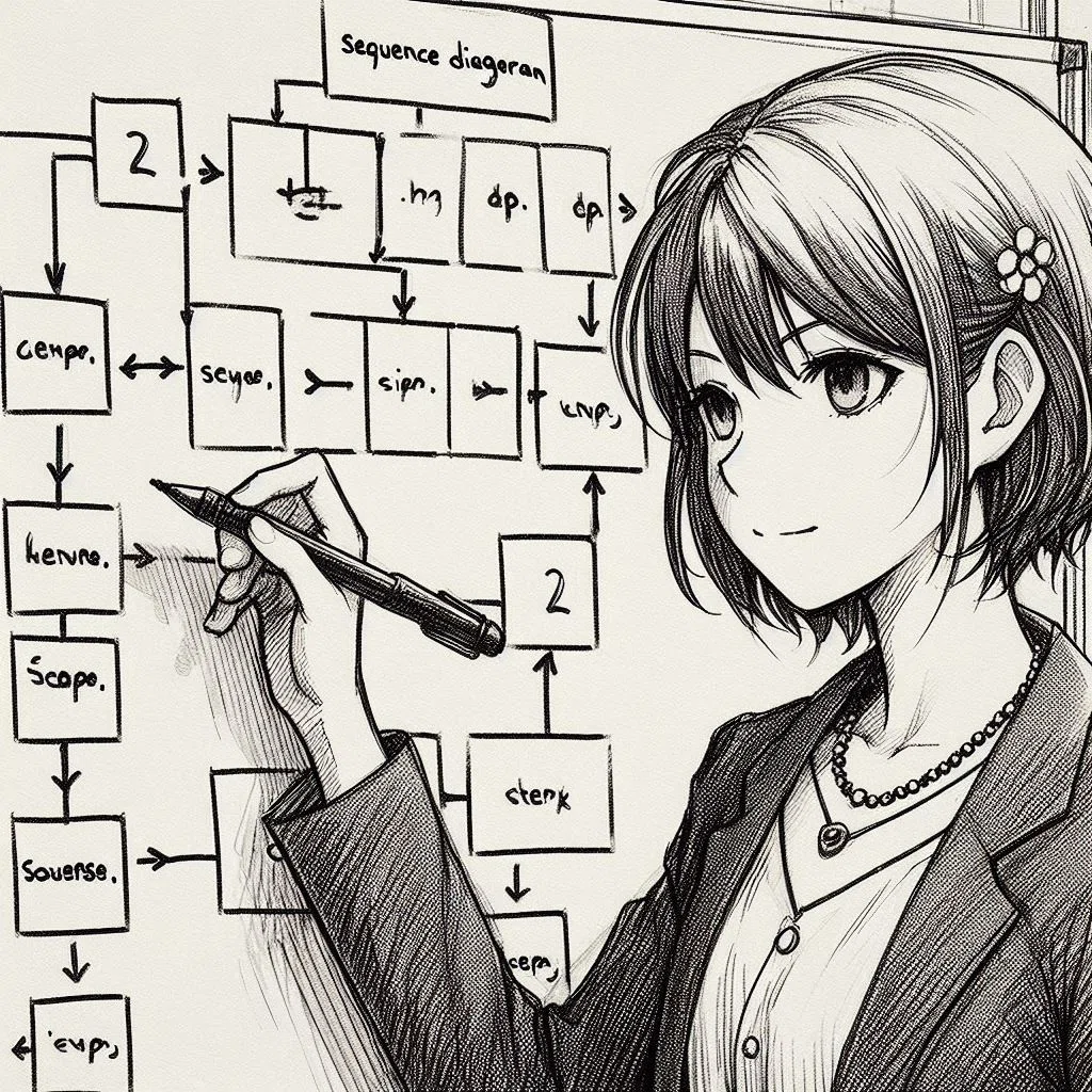 鉛筆で描いたかのようなAI画像の生成｜綾木健一郎
