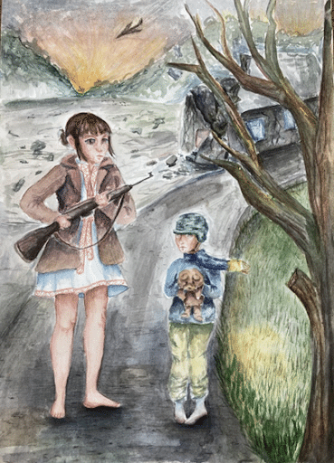 ウクライナの子ども絵画展in加須」を終えて｜こもんけん