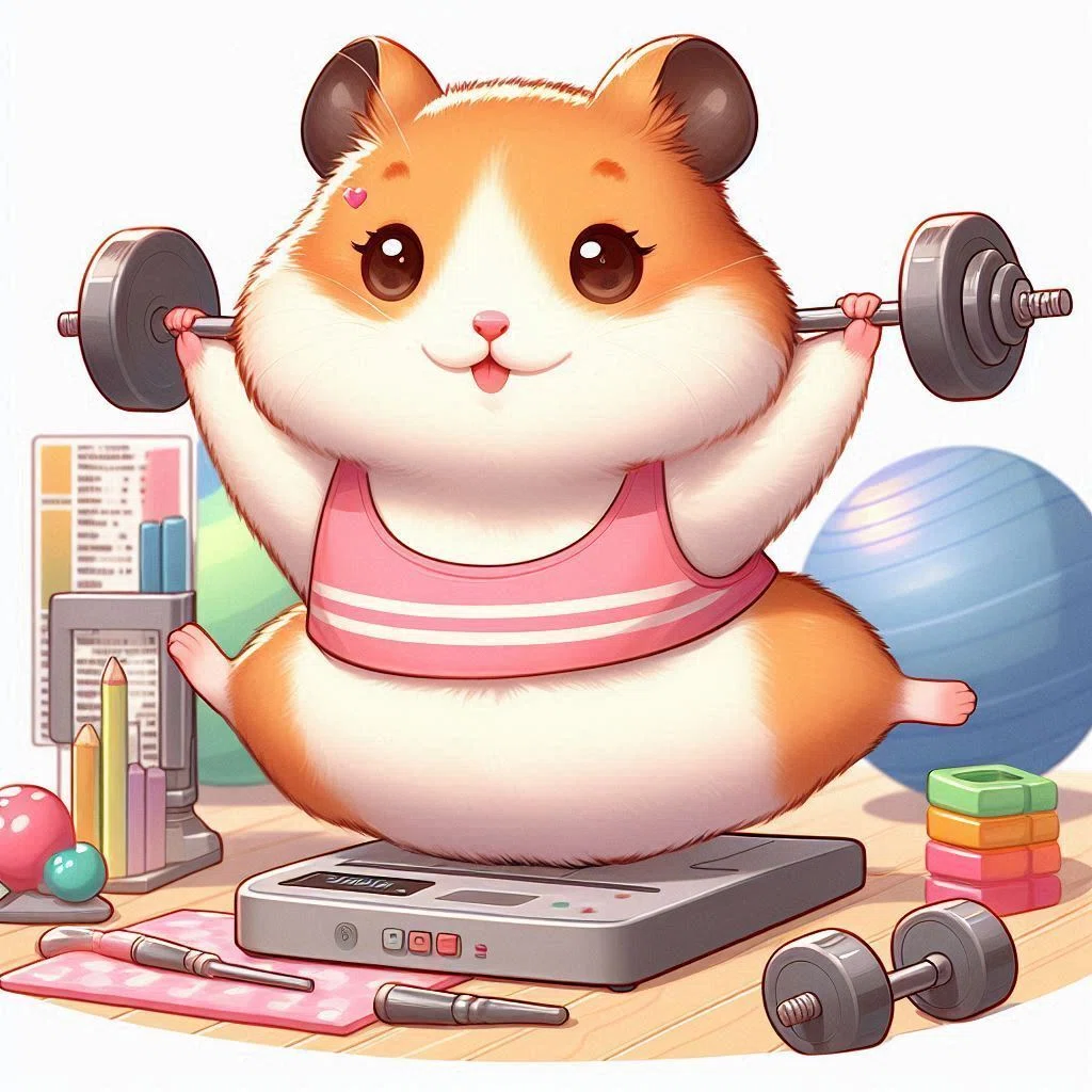 ハムちゃん AIイラスト ハムちゃんの憂鬱｜笑わせるセールスマン