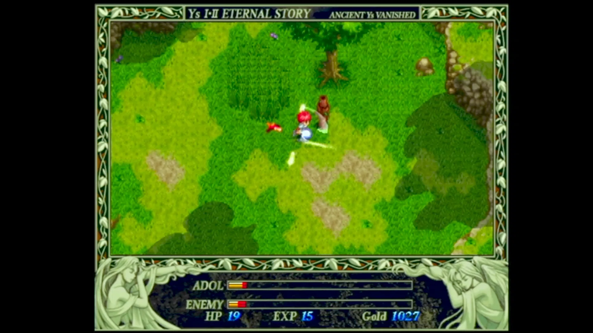Ys II → Ys II Eternal/Chronicles+|2000年『Ys II Eternal/Chronicles+』|ゲーム画面例(比較組 1)