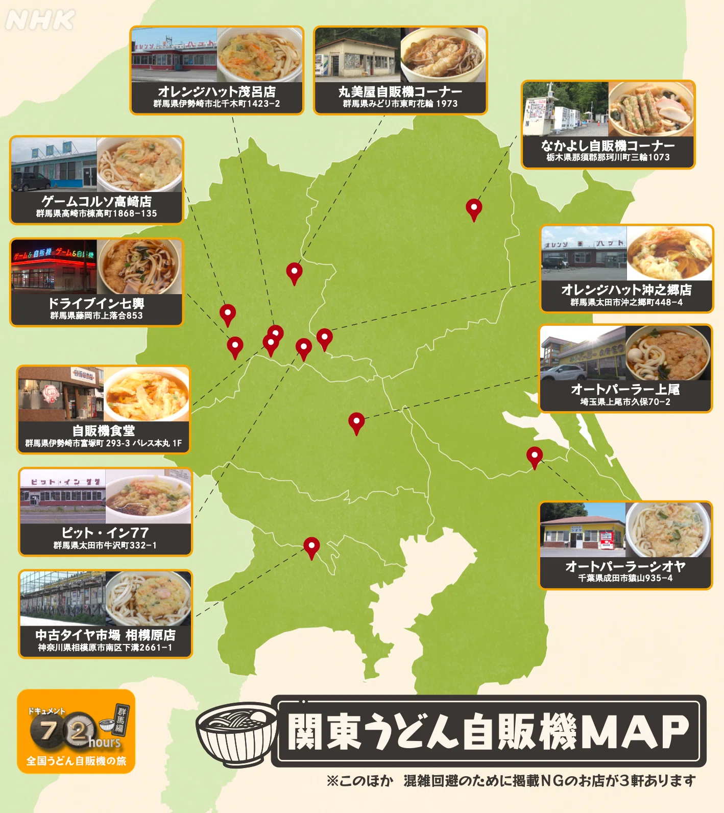レトロ自販機をめぐる群馬の旅①：畑のそばにワクワクするレトロな建物