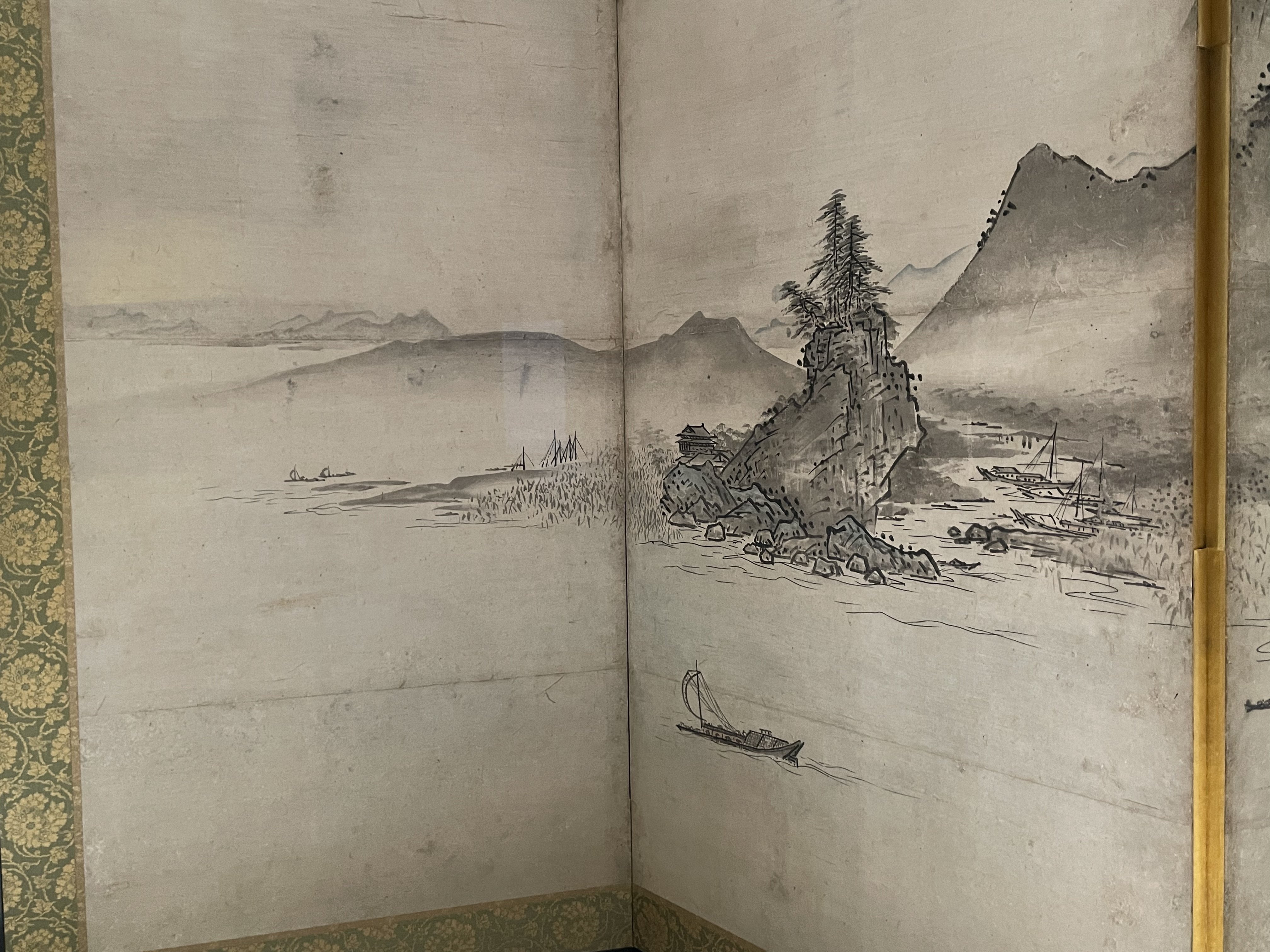 ◆『周文 山水図』掛軸◆検）雪舟 長谷川等伯 明兆 狩野永徳 狩野探幽 千利休 ◇『周文 山水図』掛軸◇検）雪舟 長谷川等伯 明兆 狩野永徳
