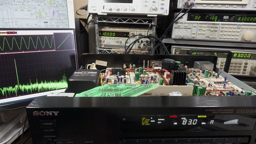 SONY ST-S333ESA 修理調整記録6｜BLUESS Laboratory